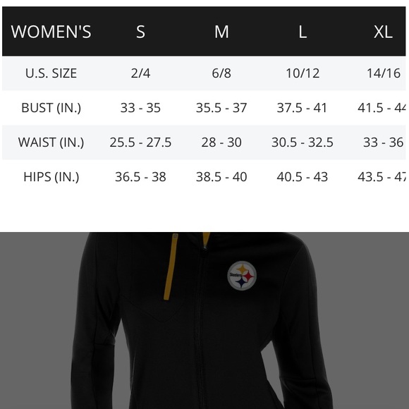 Women's Black/Gold Pittsburgh Steelers Generation Full-Zip Jacket - Picture 9 of 9